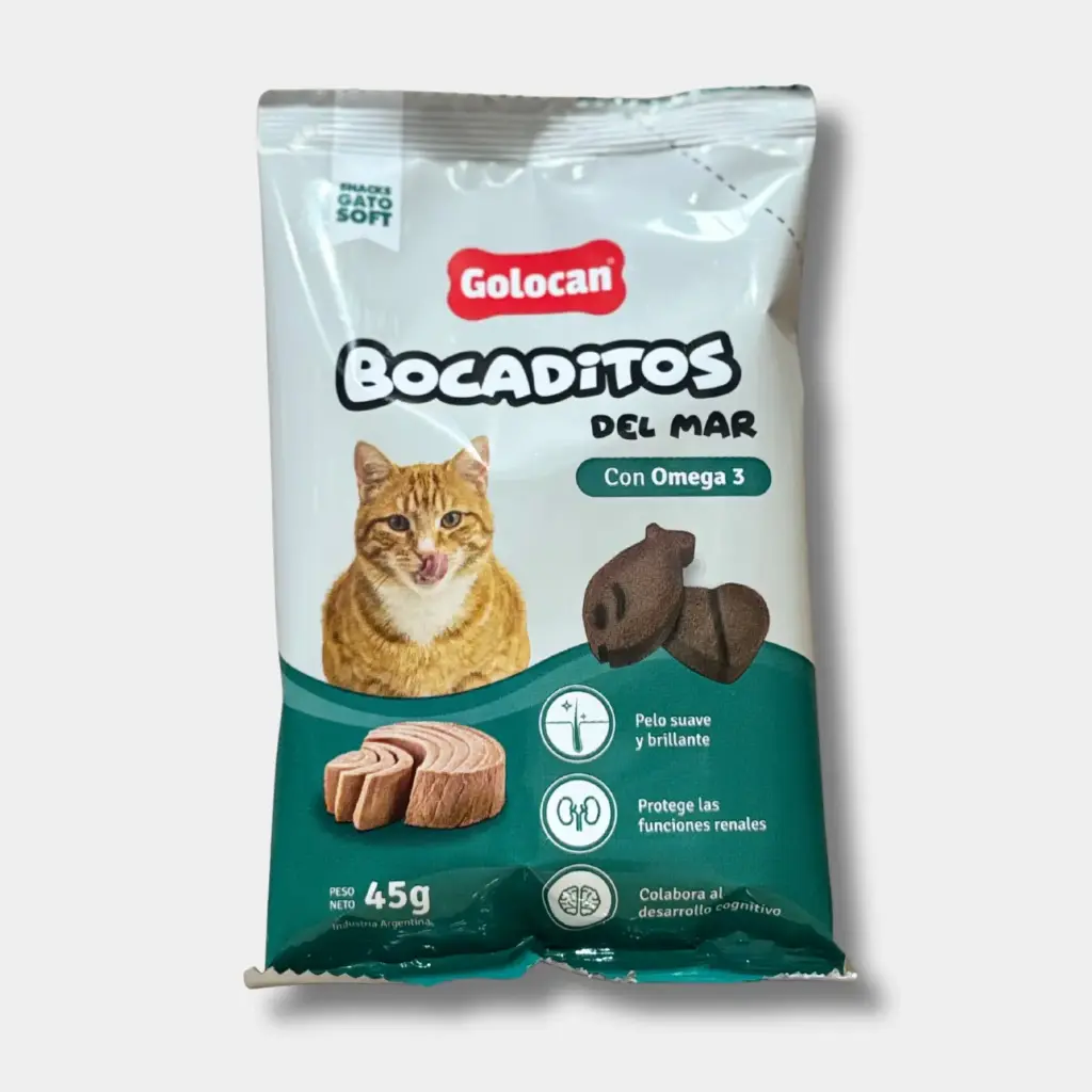 BOCADITOS GOLOCAN DEL MAR P/GATOS 45G