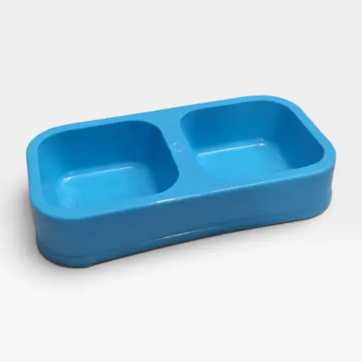 [CDR] COMEDERO DOBLE RECTANGULAR PLASTICO