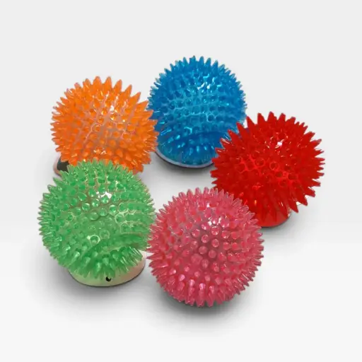 [CWWJ2787] PELOTA DE COLOR TRANSLUCIDA C/PINCHES CHIFLE